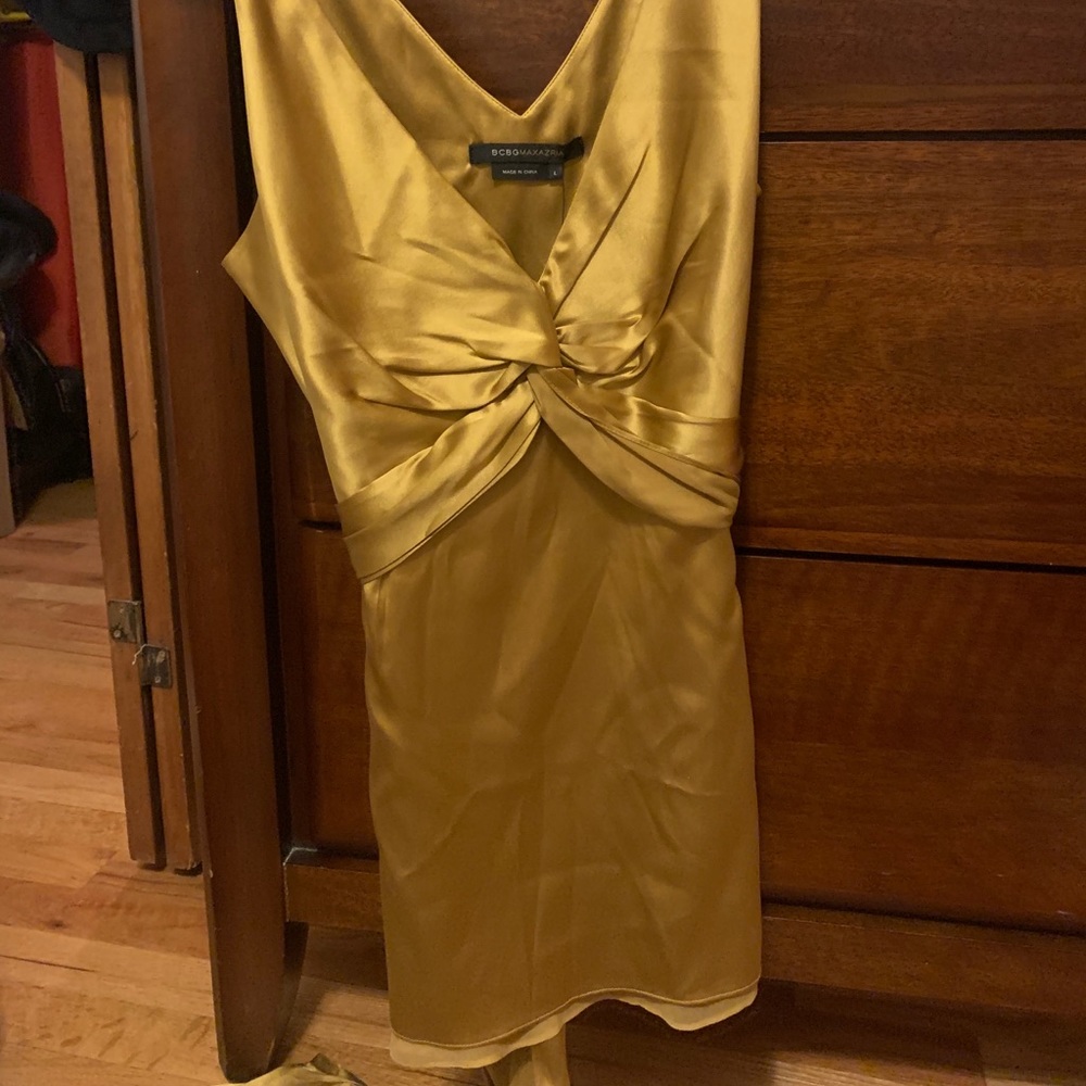 Gold satin BCBG tank